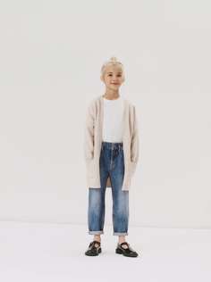 Удлиненный базовый кардиган Zara