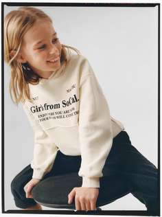 Толстовка с надписью Zara