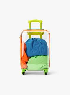 Прозрачный чемодан-тележка travel Zara
