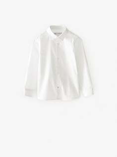 Рубашка в горошек облегающего кроя Zara