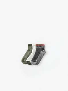Набор из трех пар коротких спортивных носков Zara