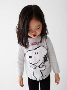 Лонгслив с принтом «снупи» ®peanuts Zara
