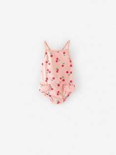 Купальный костюм с принтом «вишня» Zara