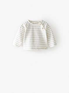 Лонгслив в полоску с карманом Zara
