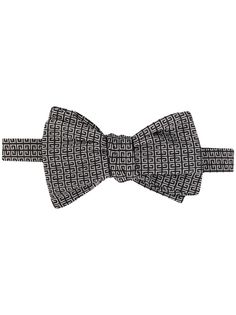 Givenchy жаккардовый галстук-бабочка с узором 4G