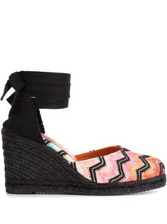 Missoni эспадрильи на танкетке с узором шеврон