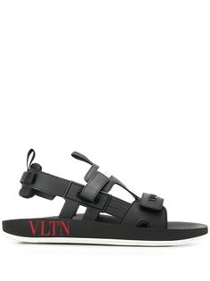 Valentino Garavani сандалии с логотипом VLTN
