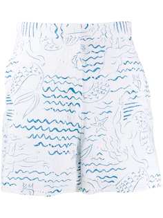 Kenzo шорты Wave Mermaids
