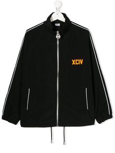 Gcds Kids куртка на молнии с логотипом на спине