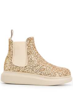 Alexander McQueen ботинки челси с блестками