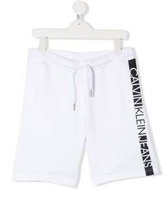 Calvin Klein Kids шорты на шнурке с логотипом