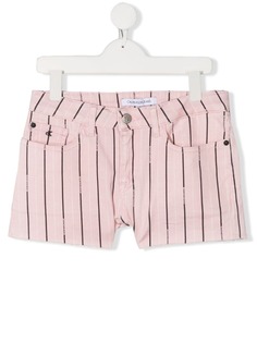 Calvin Klein Kids джинсовые шорты в полоску