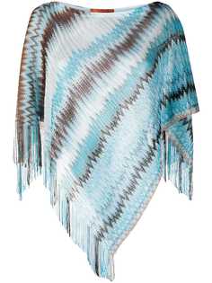 Missoni топ-пончо асимметричного кроя