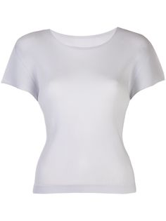 Pleats Please Issey Miyake плиссированная футболка Mist Basics