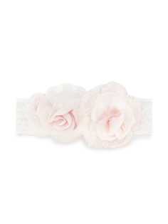 Mimilù кружевная повязка на голову с цветочной аппликацией
