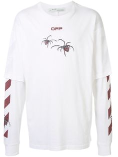 Off-White футболка с принтом