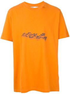 Off-White футболка с принтом