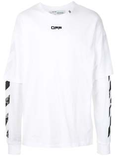 Off-White футболка Caravaggio с двойными рукавами