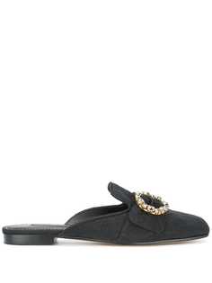 Dolce & Gabbana мюли с вышивкой