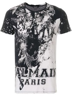 Balmain футболка с принтом Mariniere