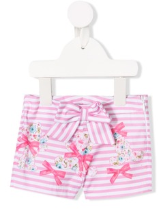 Miss Blumarine шорты с бантом