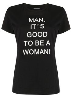 Marlies Dekkers " футболка с надписью man, its good to be a woman"