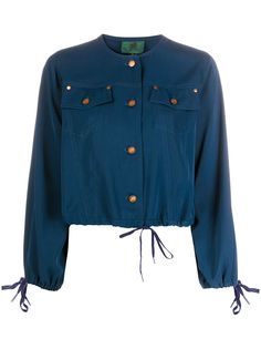 Jean Paul Gaultier Pre-Owned легкая блузка 1991-го года без воротника