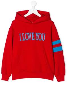 Alberta Ferretti Kids худи I Love You