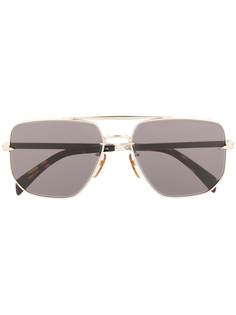 DAVID BECKHAM EYEWEAR солнцезащитные очки в квадратной оправе