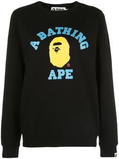 A BATHING APE® толстовка Colors College с круглым вырезом Bape