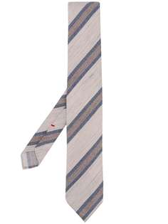 Delloglio галстук в диагональную полоску Dell'oglio