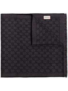 Gucci шарф с узором GG Supreme