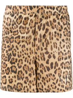 Valentino плавки-шорты с леопардовым принтом