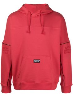 adidas худи с нашивкой-логотипом