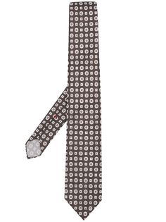 Delloglio галстук с геометричным принтом Dell'oglio