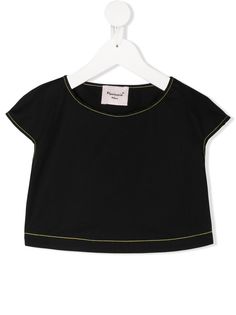 Mariuccia Milano Kids укороченный топ с короткими рукавами