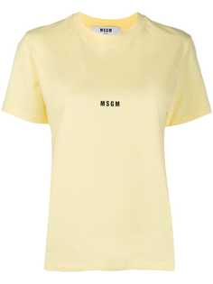 MSGM футболка с логотипом