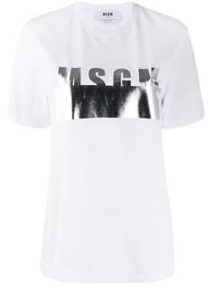 MSGM футболка с логотипом