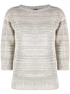 Lorena Antoniazzi джемпер с круглым вырезом и рукавами три четверти