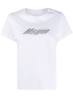 MSGM футболка с логотипом