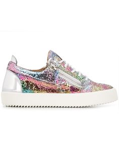 Giuseppe Zanotti кроссовки Gail с блестками