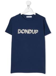 Dondup Kids футболка с круглым вырезом и логотипом