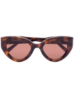 Balenciaga Eyewear солнцезащитные очки Havana черепаховой расцветки