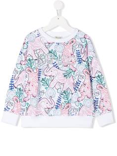 Kenzo Kids свитер с принтом