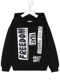 Jeremy Scott Junior худи с принтом в технике пэчворк
