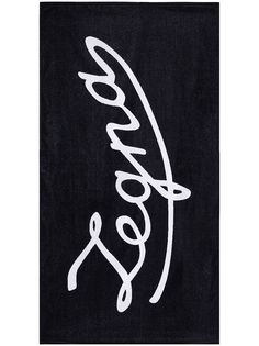 Ermenegildo Zegna пляжное полотенце с логотипом