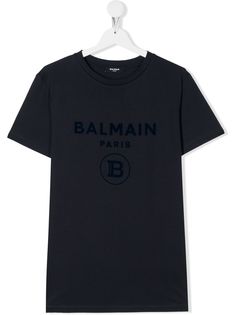 Balmain Kids футболка с логотипом