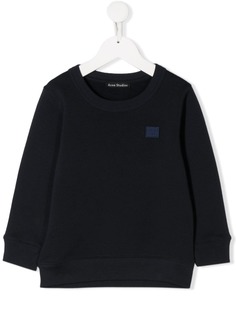 Acne Studios Kids толстовка с нашивкой-логотипом