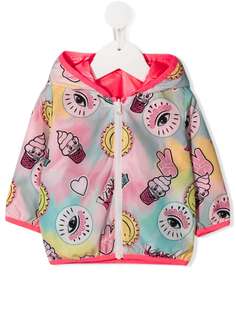 Kenzo Kids куртка на молнии с принтом