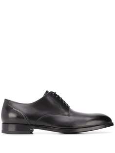 Ermenegildo Zegna туфли дерби с прошитыми вставками